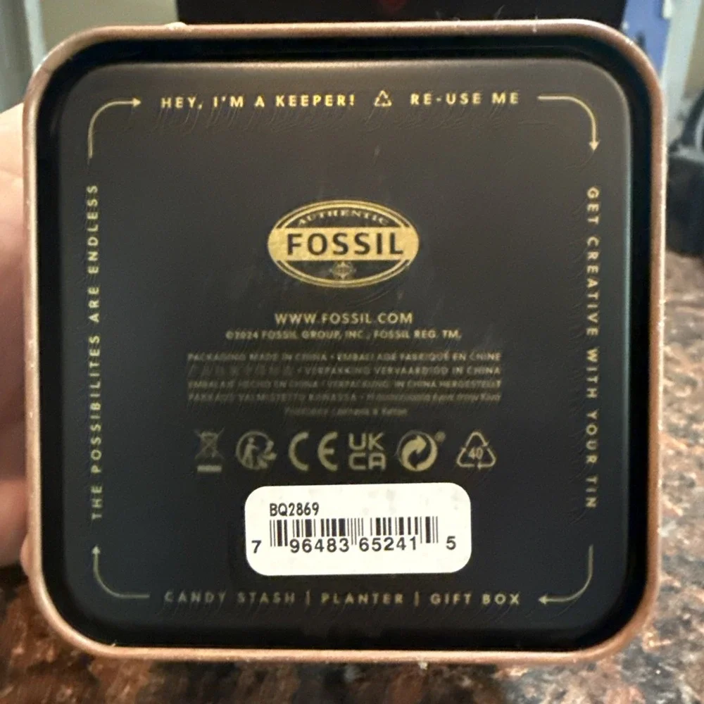 Fossil Autocross BQ2878 Mens Multifunction Blue‎ Sunray Dial Watch NIB